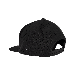 Chevron Golf Snapback Hat Black