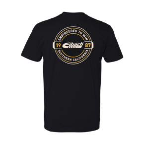 Eibach Men's Black T-Shirt - 1987 Circle