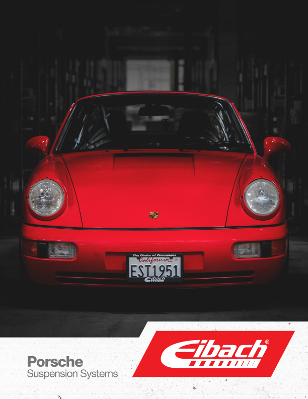 Eibach Porsche Catalog Cover