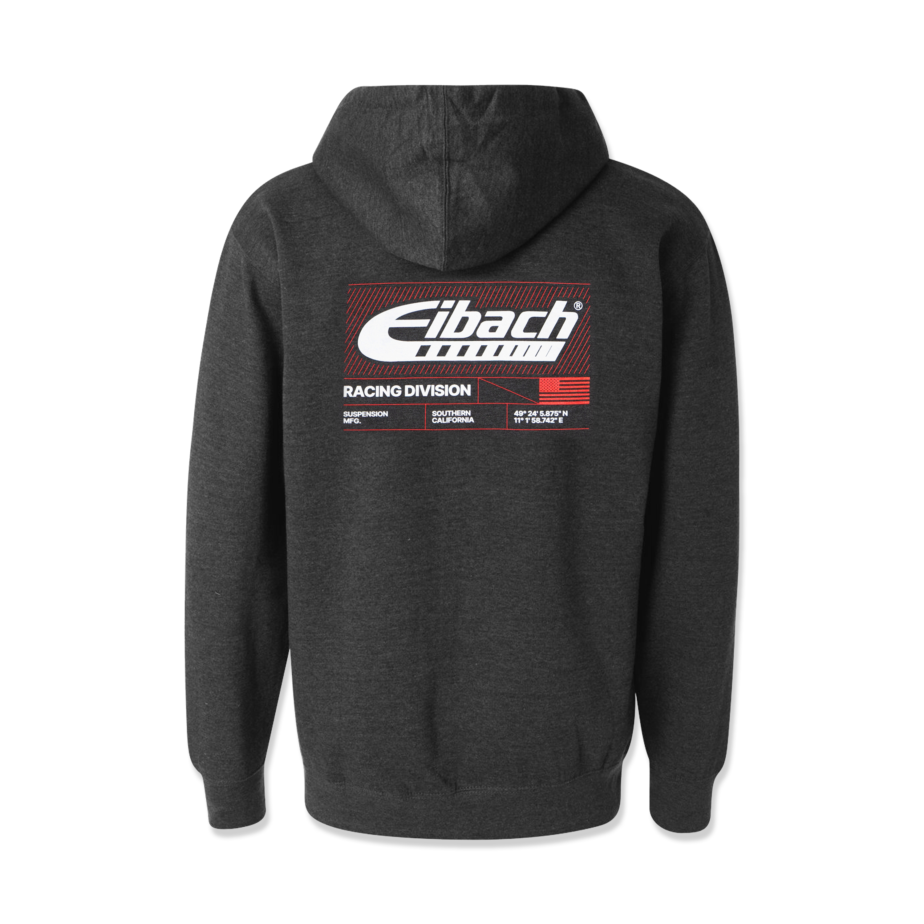 Eibach Charcoal Pullover Hoodie - Racing Division