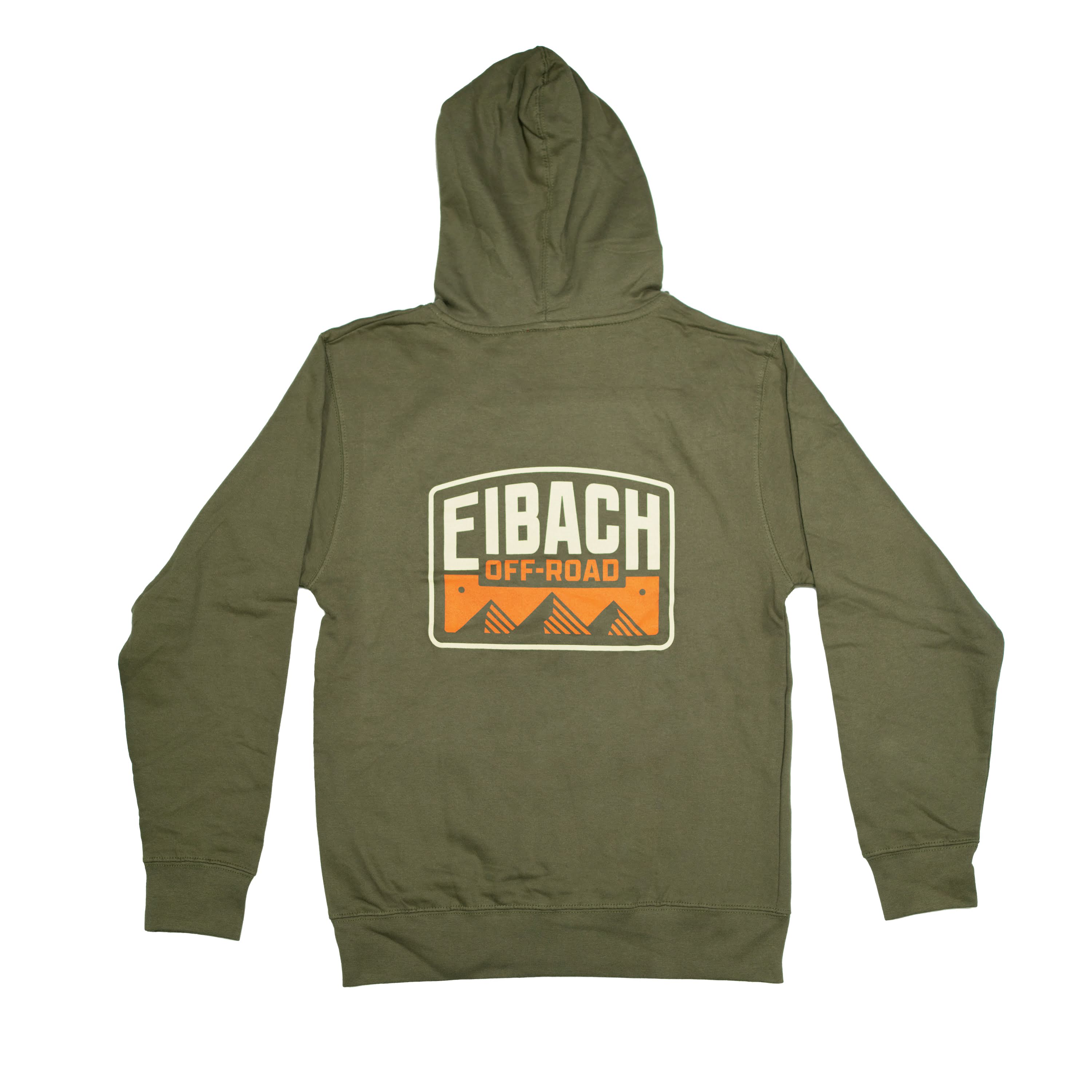 Eibach Offroad Military Green Hoodie Front