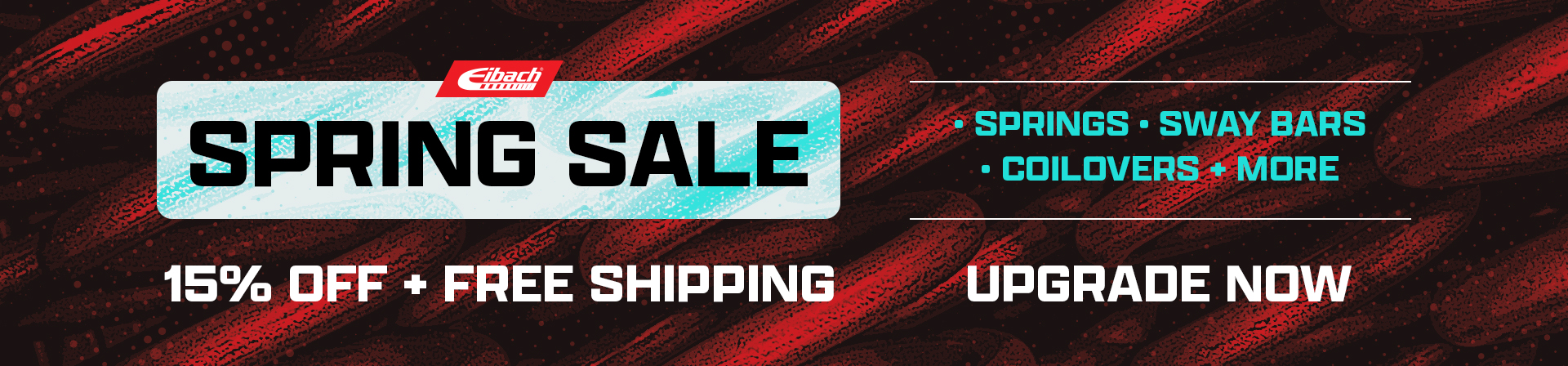 Eibach Spring Sale 15% off + free shipping March 30-April 6