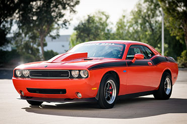 Dodge Challenger on Eibach Drag-Launch Springs