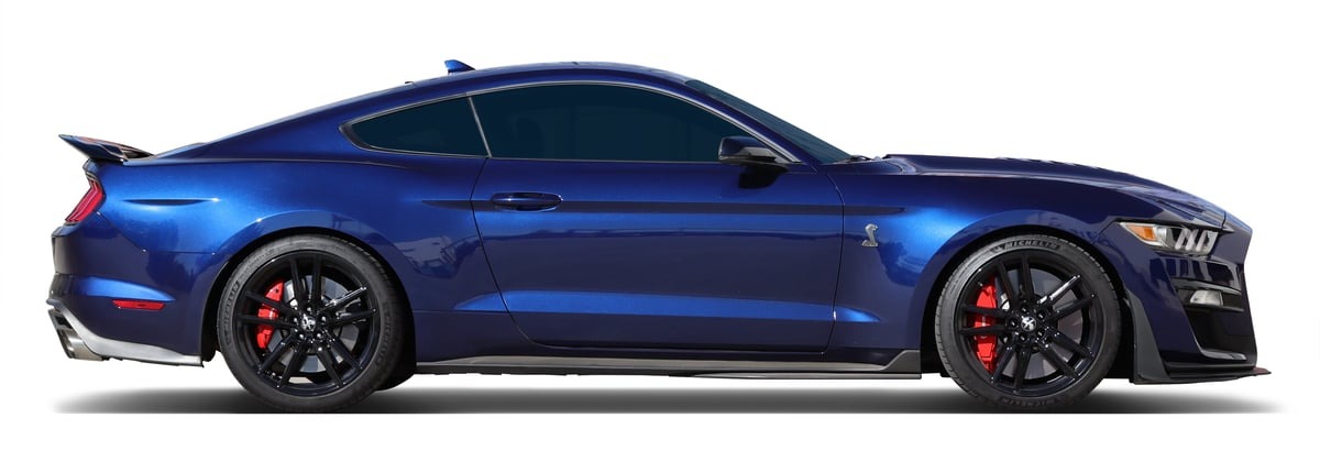 2020-2022 Ford Mustang Shelby GT500 sideview stock